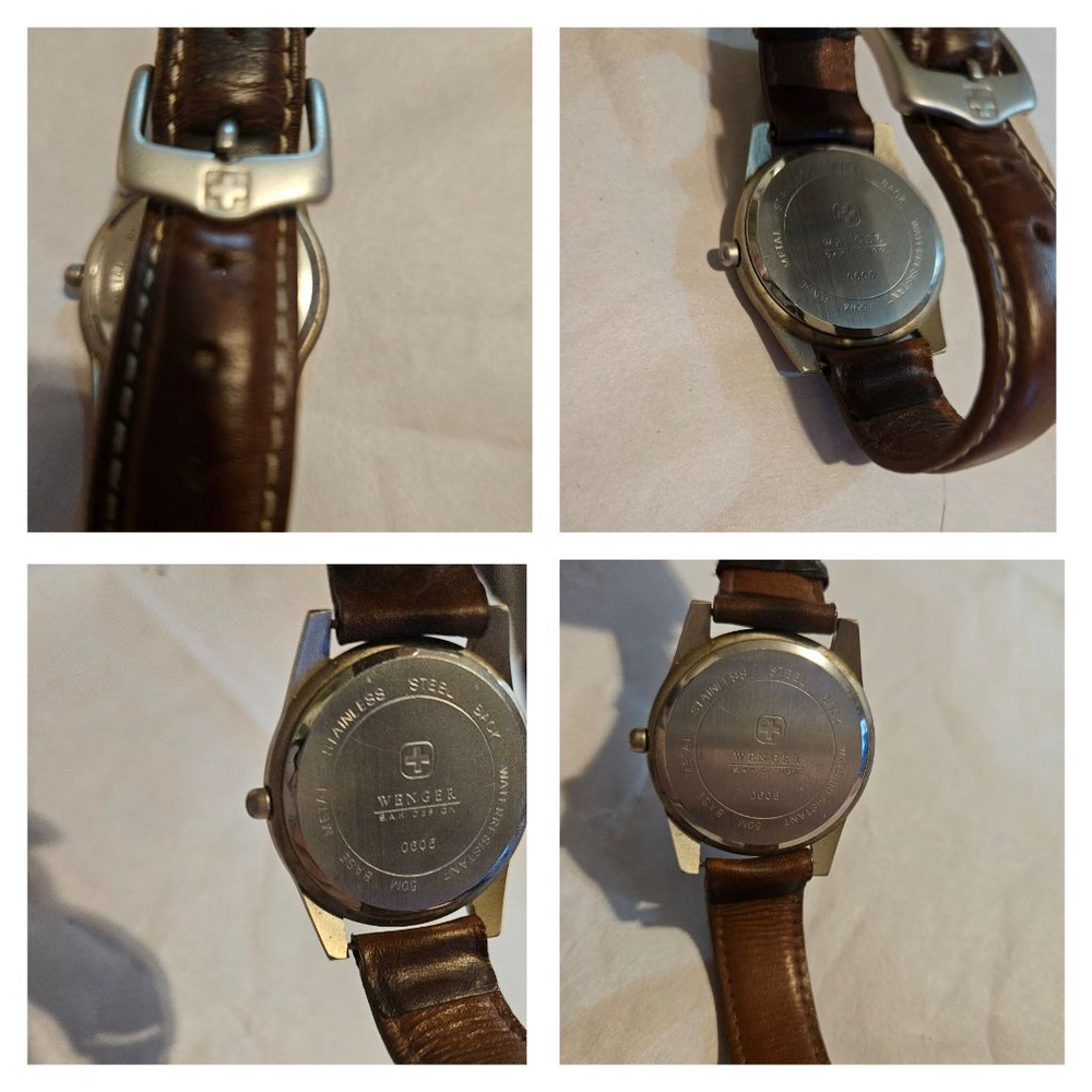 Vintage WENGER SAK DESIGN Swiss Made 50M Quartz Watch - Picture 8 of 10